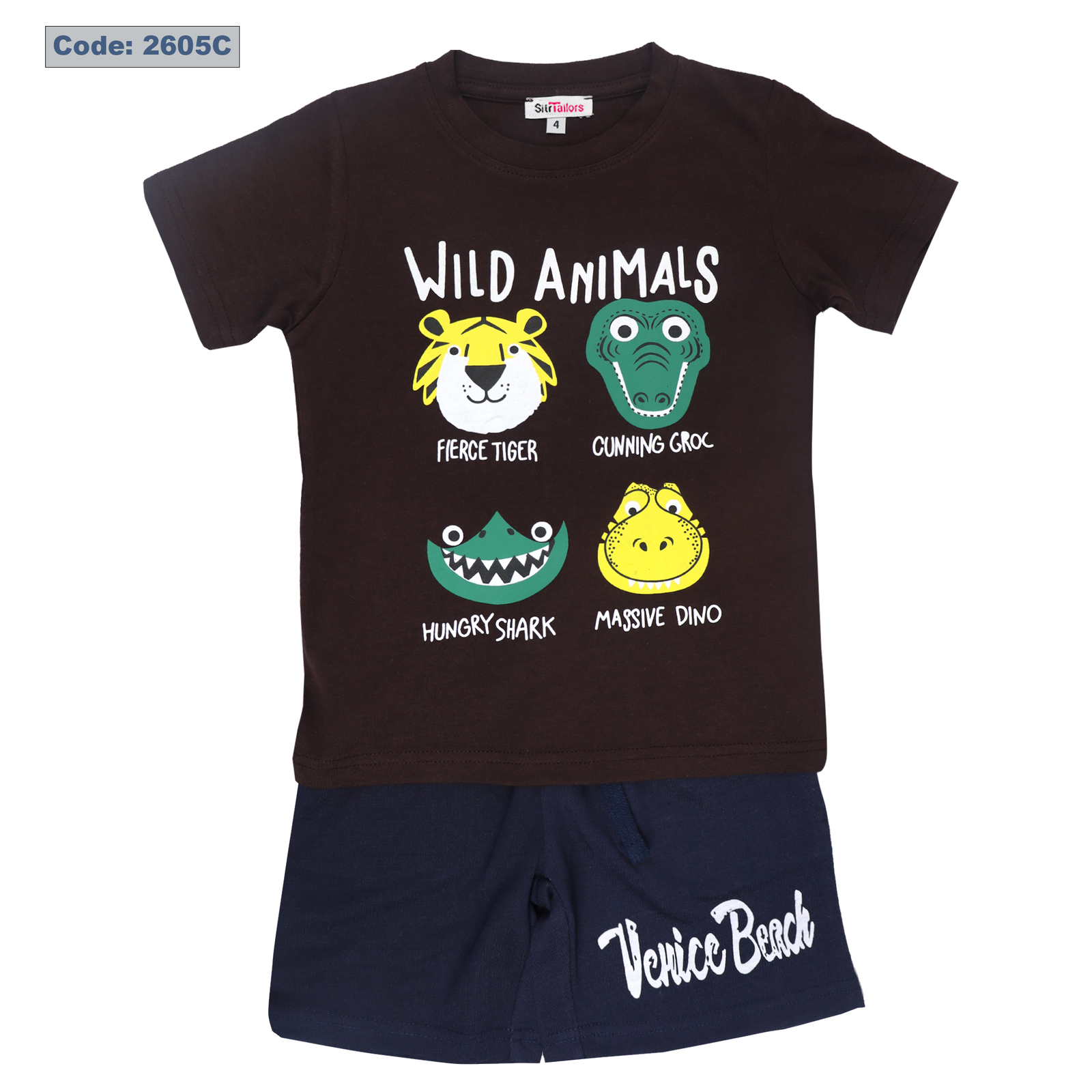 Pure Cotton T-shirt Set