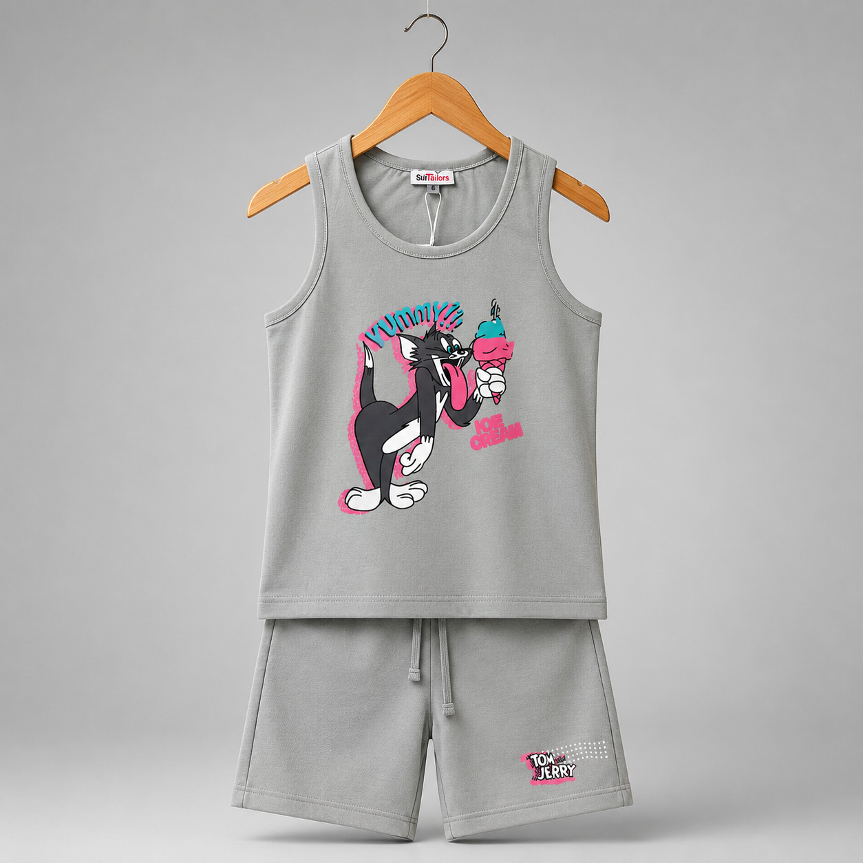 Sleeve Less Baby T-shirt set