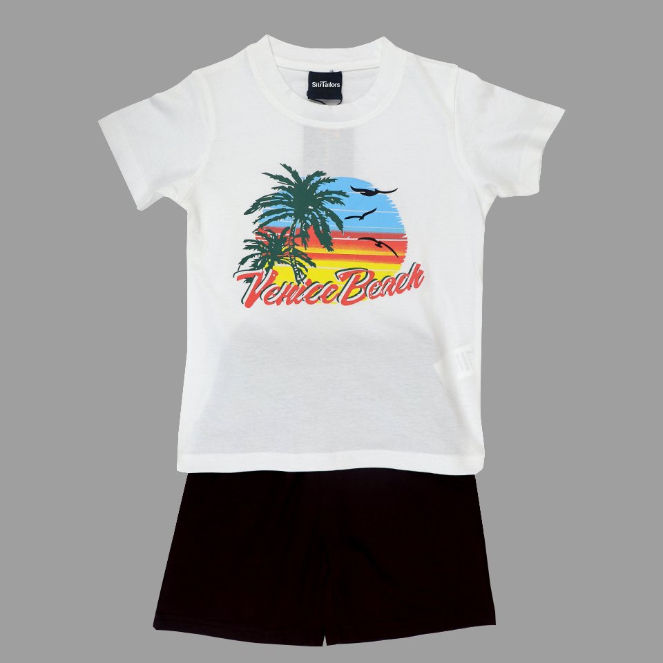 Pure Cotton T-shirt Set