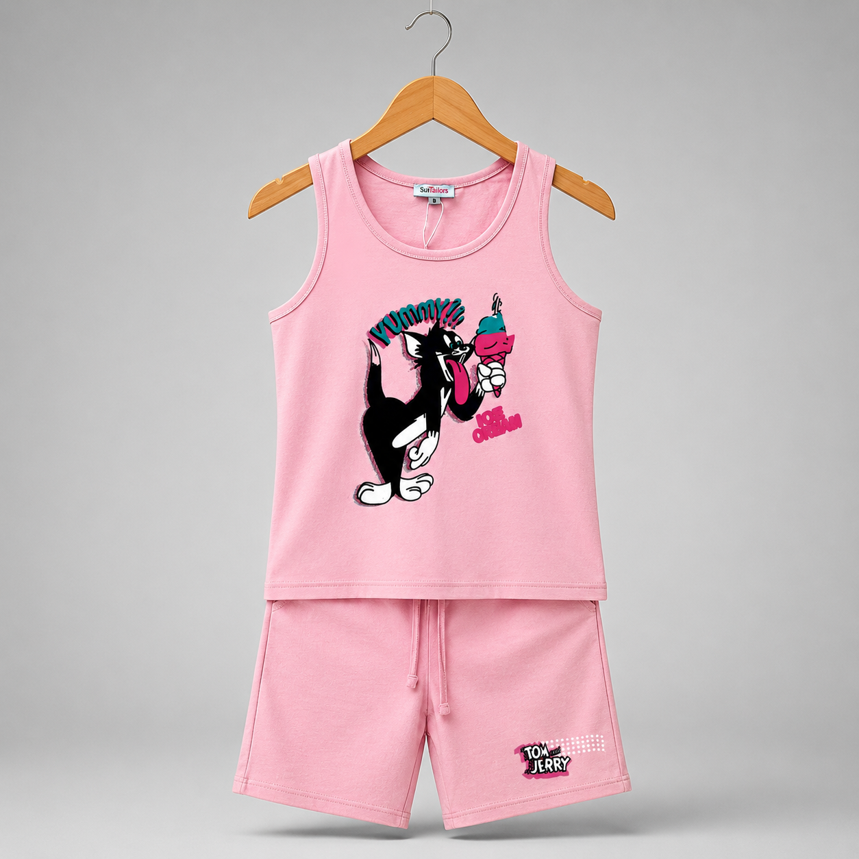 Sleeve Less Baby T-shirt set